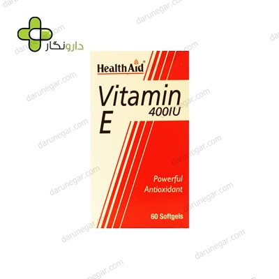 سافت ژل ویتامین E 400 هلث اید