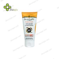 کرم ضد آفتاب رنگی سان سیف +SPF50 فاقد جاذب های شیمیایی مناسب پوست حساس