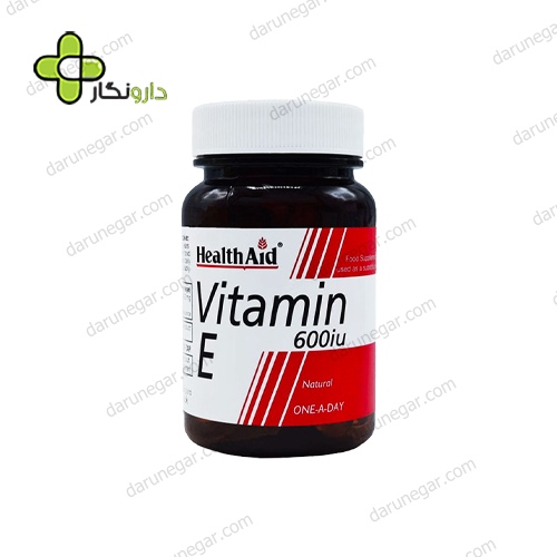 کپسول ویتامین E 600 واحد هلث اید