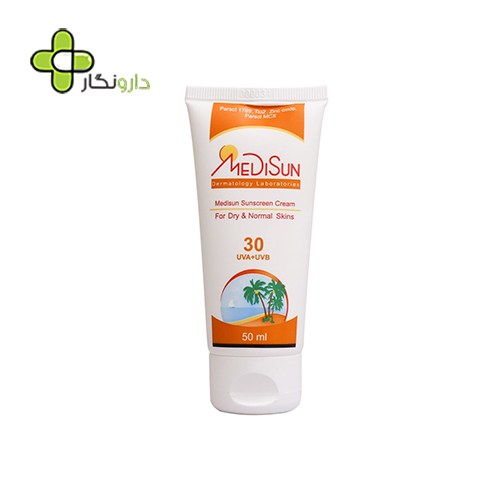 کرم ضد آفتاب SPF30 مدیسان پوست خشک و معمولی